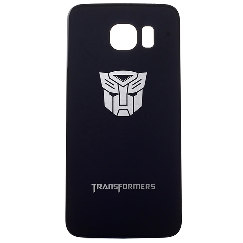 For Galaxy S6 Trans Formers Pattern  Battery Back Cover (Black)