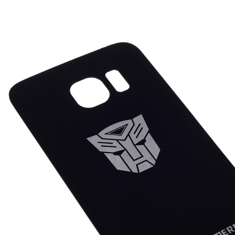For Galaxy S6 Trans Formers Pattern  Battery Back Cover (Black)