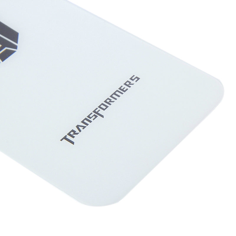For Galaxy S6 Trans Formers Pattern  Battery Back Cover (White)