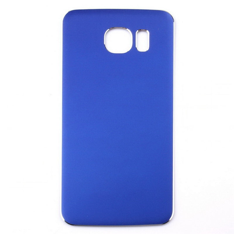 For Galaxy S6 Matte Metal  Battery Back Cover (Dark Blue)