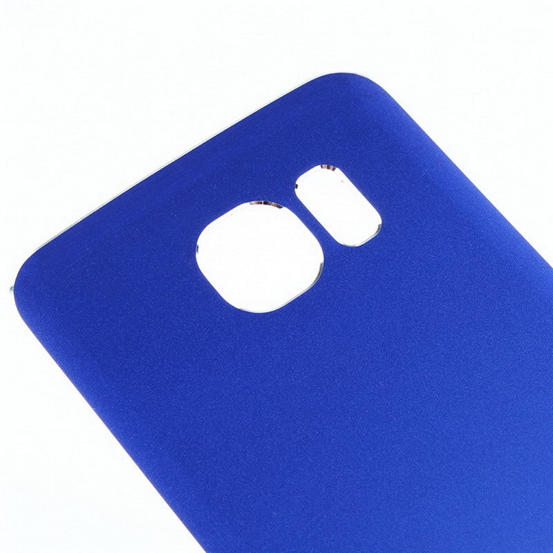 For Galaxy S6 Matte Metal  Battery Back Cover (Dark Blue)