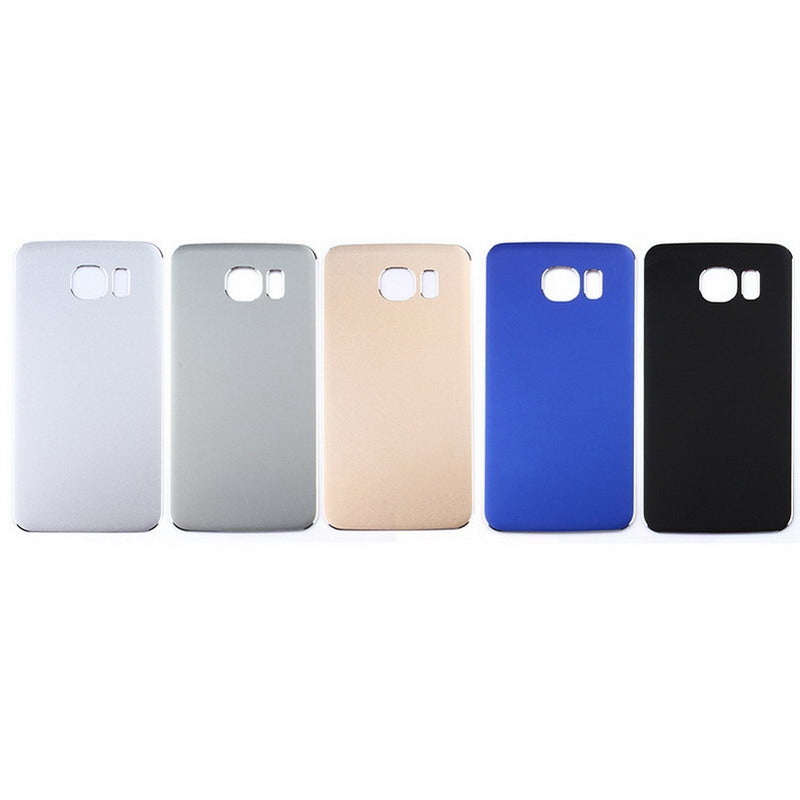 For Galaxy S6 Matte Metal  Battery Back Cover (Dark Blue)