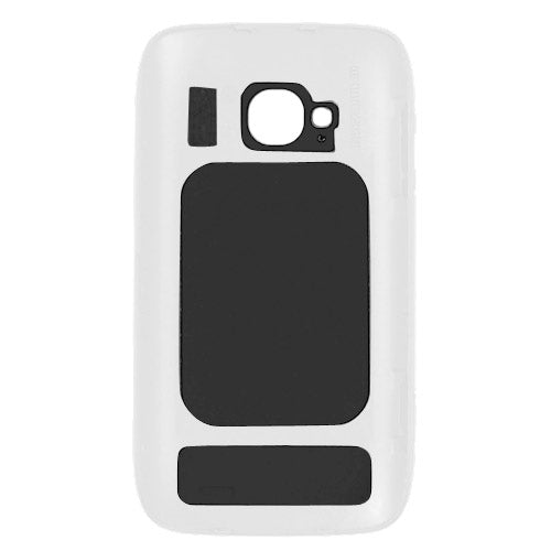 Original Housing Battery Back Cover + Side Button for Nokia 710(White)