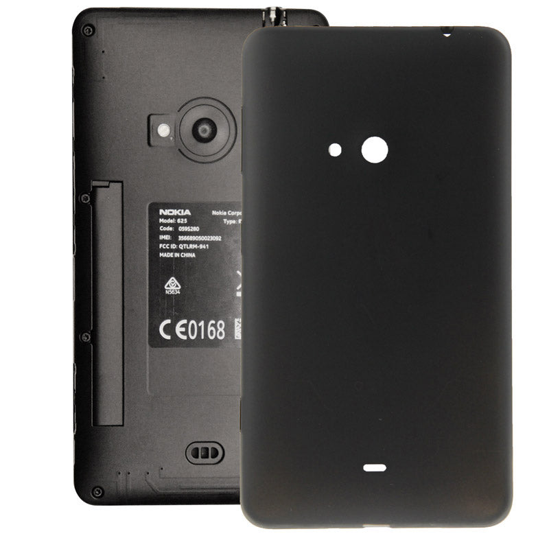 for Nokia Lumia 625 Original Housing Battery Back Cover with Side Button(Black)
