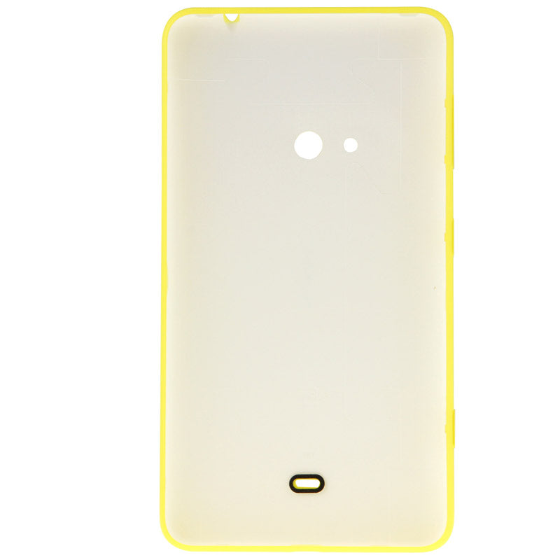 Original Housing Battery Back Cover with Side Button for Nokia Lumia 625 (Yellow)