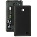 Original Plastic Battery Back Cover + Side Button for Nokia X (Black)