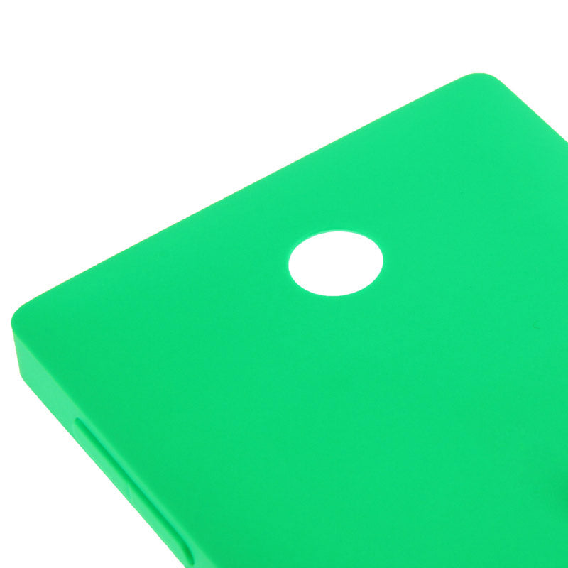Original Plastic Battery Back Cover + Side Button For Nokia X (Green)