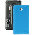 Original Plastic Battery Back Cover + Side Button For Nokia X (Blue)