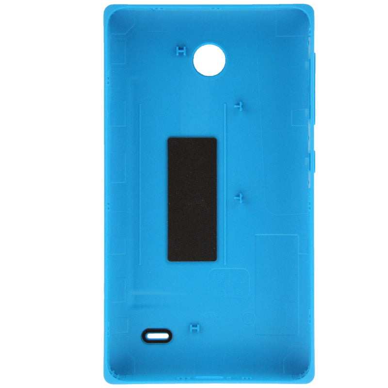 Original Plastic Battery Back Cover + Side Button For Nokia X (Blue)