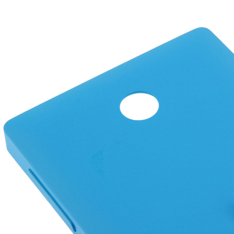 Original Plastic Battery Back Cover + Side Button For Nokia X (Blue)