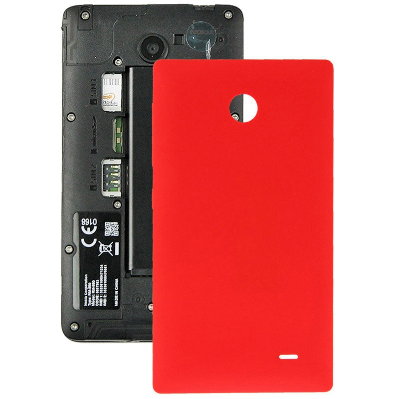 Original Plastic Battery Back Cover + Side Button For Nokia X(Red)