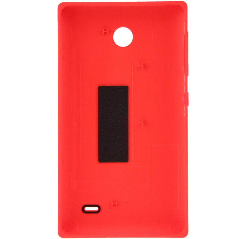 Original Plastic Battery Back Cover + Side Button For Nokia X(Red)