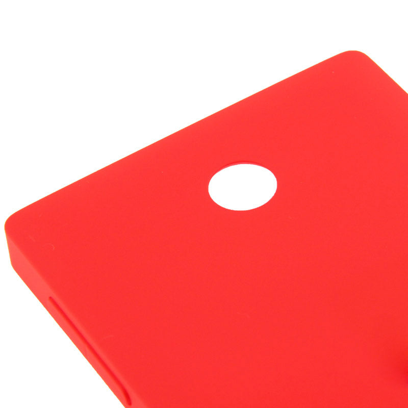 Original Plastic Battery Back Cover + Side Button For Nokia X(Red)