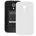 Solid Color Plastic  Battery Back Cover for MOTO G / XT1032(White)