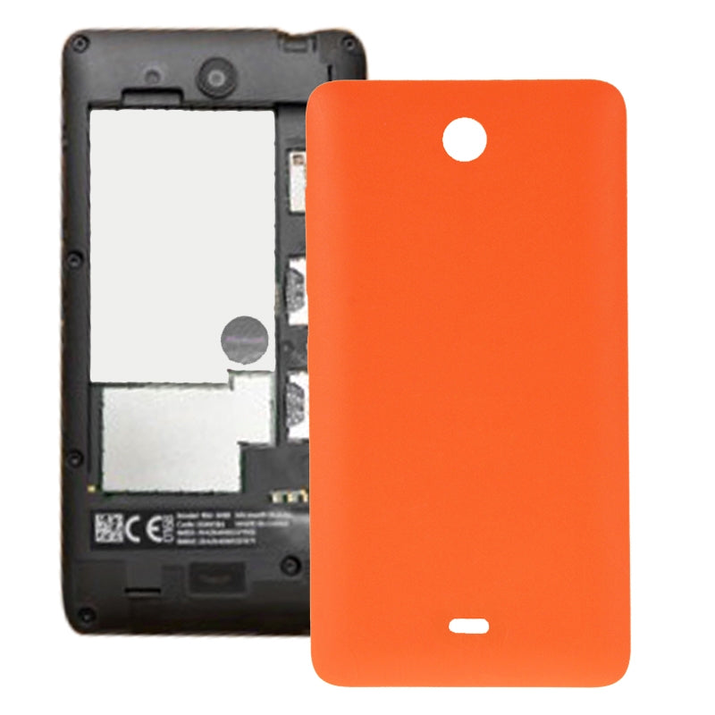 Frosted Surface Plastic Back Housing Cover for Microsoft Lumia 430(Orange)