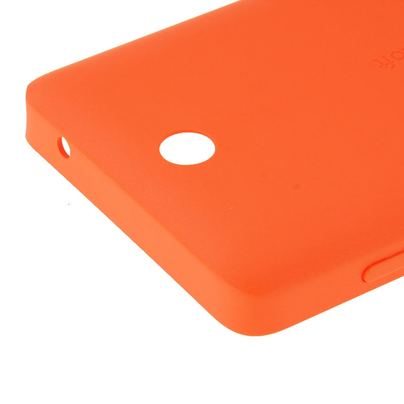 Frosted Surface Plastic Back Housing Cover for Microsoft Lumia 430(Orange)