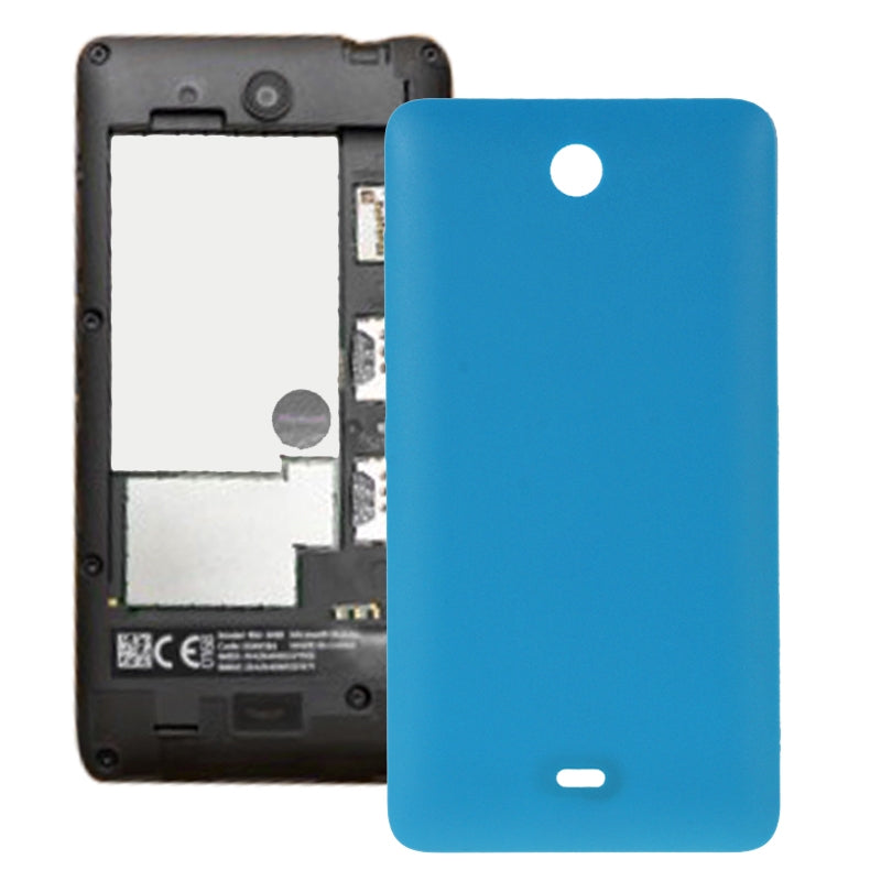 Frosted Surface Plastic Back Housing Cover for Microsoft Lumia 430(Blue)