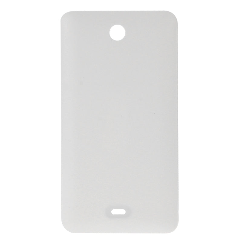Frosted Surface Plastic Back Housing Cover for Microsoft Lumia 430(White)
