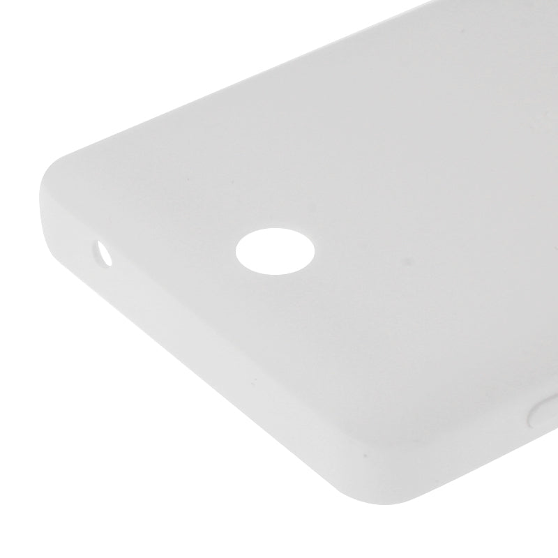 Frosted Surface Plastic Back Housing Cover for Microsoft Lumia 430(White)