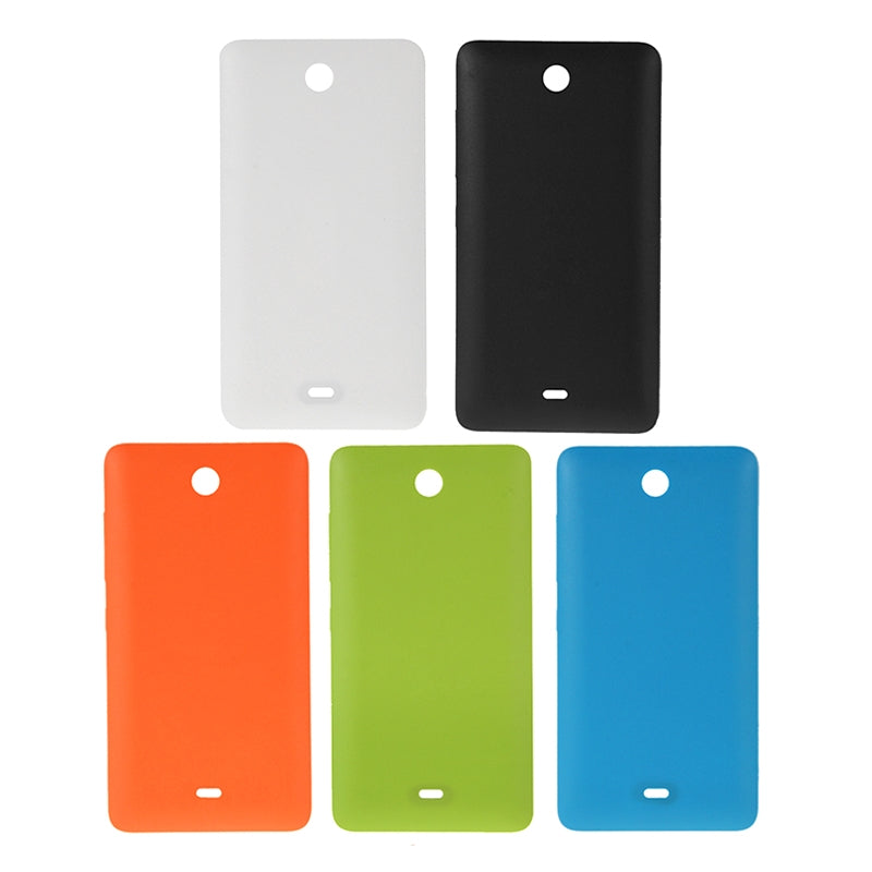 Frosted Surface Plastic Back Housing Cover for Microsoft Lumia 430(Orange)