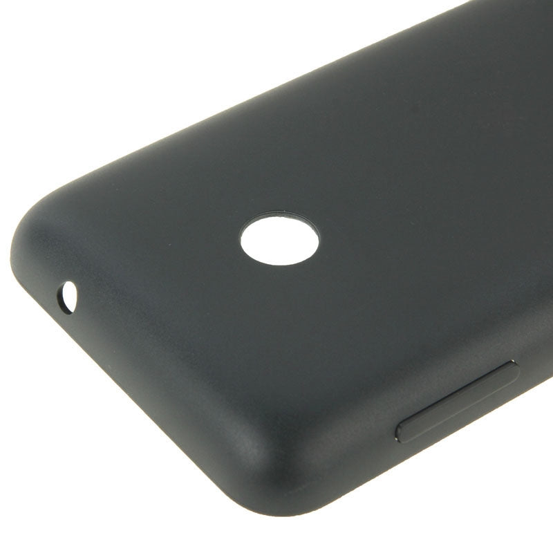Solid Color Plastic Battery Back Cover for Nokia Lumia 530/Rock/M-1018/RM-1020(Black)
