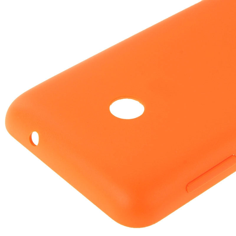 Solid Color Plastic Battery Back Cover for Nokia Lumia 530/Rock/M-1018/RM-1020(Orange)