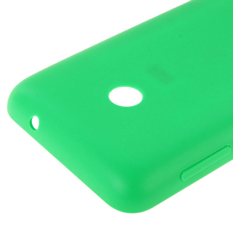 Solid Color Plastic Battery Back Cover for Nokia Lumia 530/Rock/M-1018/RM-1020(Green)