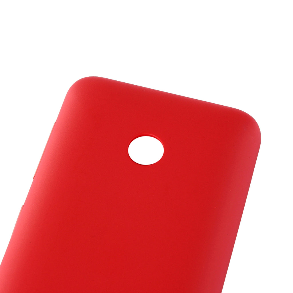 Solid Color Plastic Battery Back Cover for Nokia Lumia 530 (Red)
