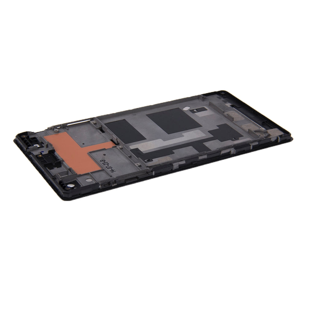 Front Housing  with Adhesive for Sony Xperia C3(Black)