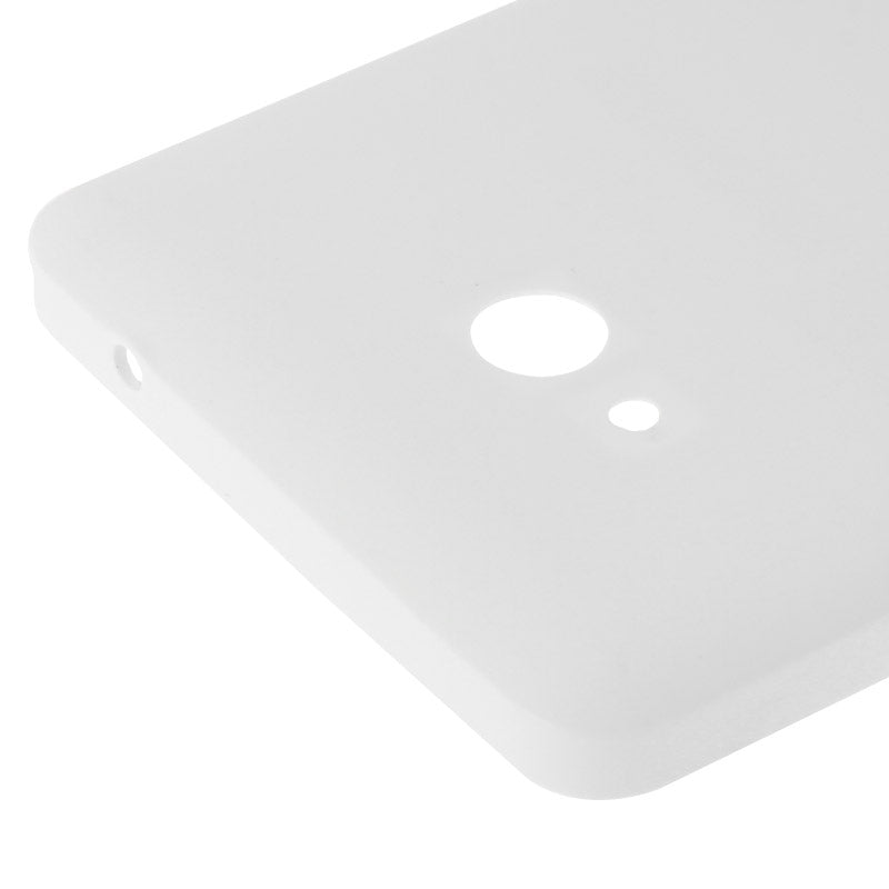 Frosted Surface Plastic Back Housing Cover for Microsoft Lumia 640 (White)