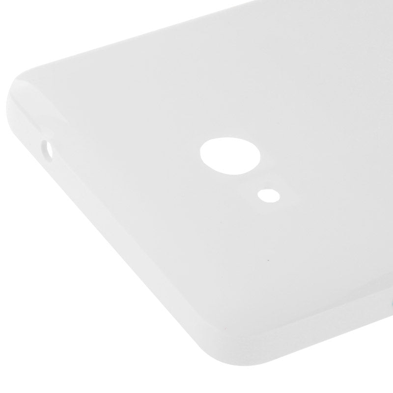 Smooth Surface Plastic Back Housing Cover for Microsoft Lumia 640(White)
