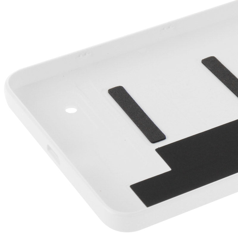 Smooth Surface Plastic Back Housing Cover for Microsoft Lumia 640(White)