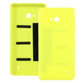 Frosted Surface Plastic Back Housing Cover for Microsoft Lumia 640(Yellow)