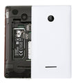 Solid Color Battery Back Cover for Microsoft Lumia 532(White)