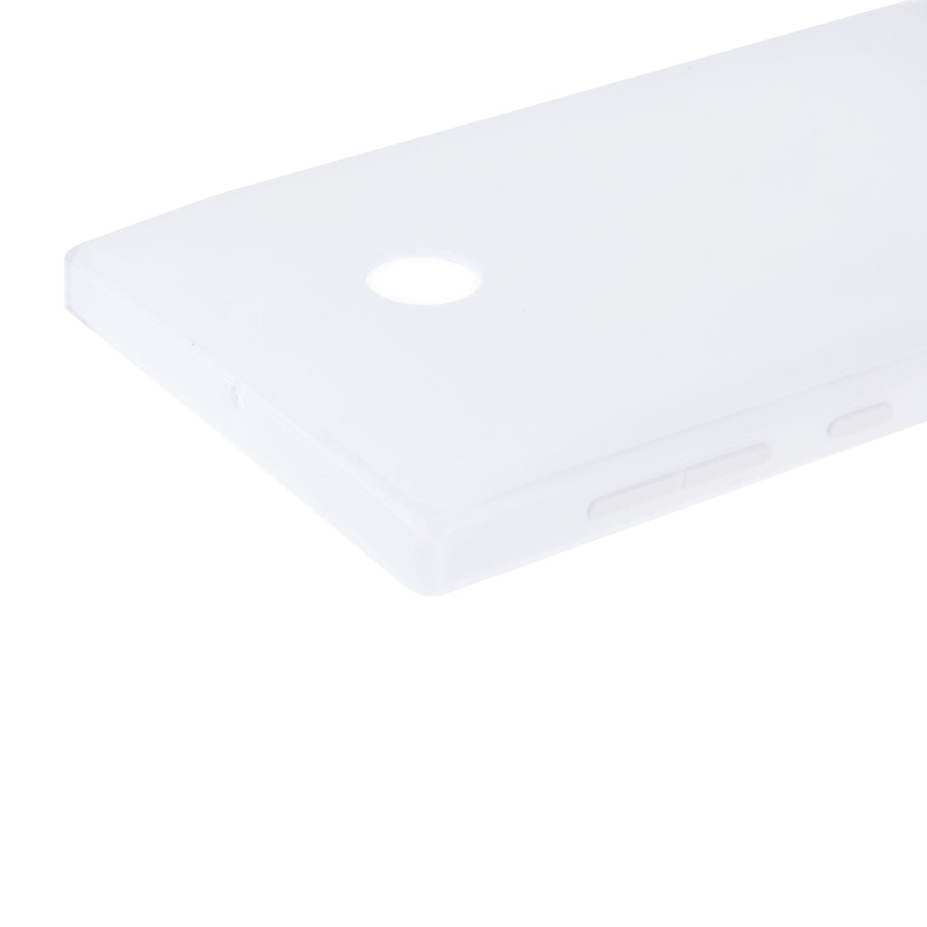 Solid Color Battery Back Cover for Microsoft Lumia 532(White)