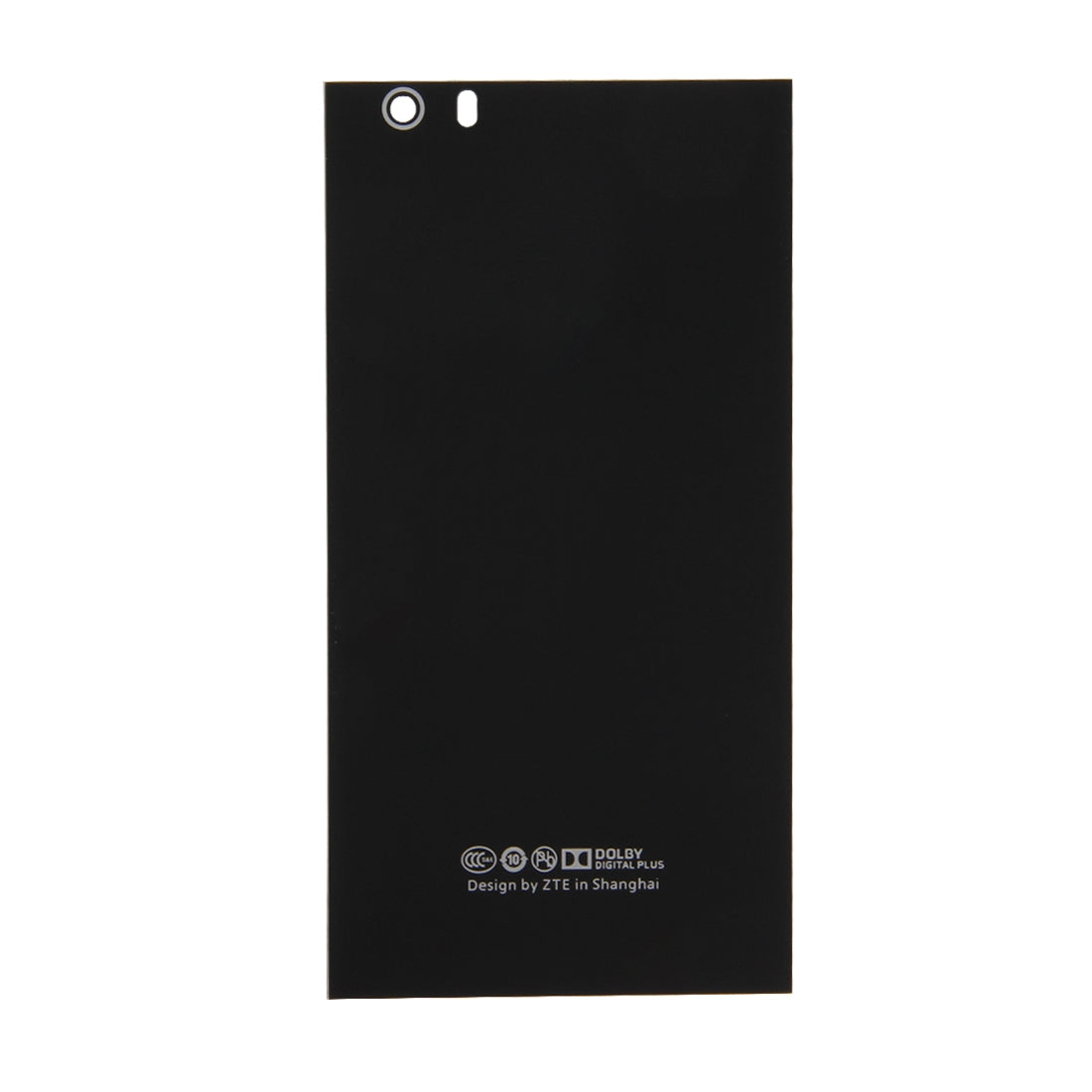 for ZTE Star 1 Glass Battery Back Cover with Adhesive(Black)