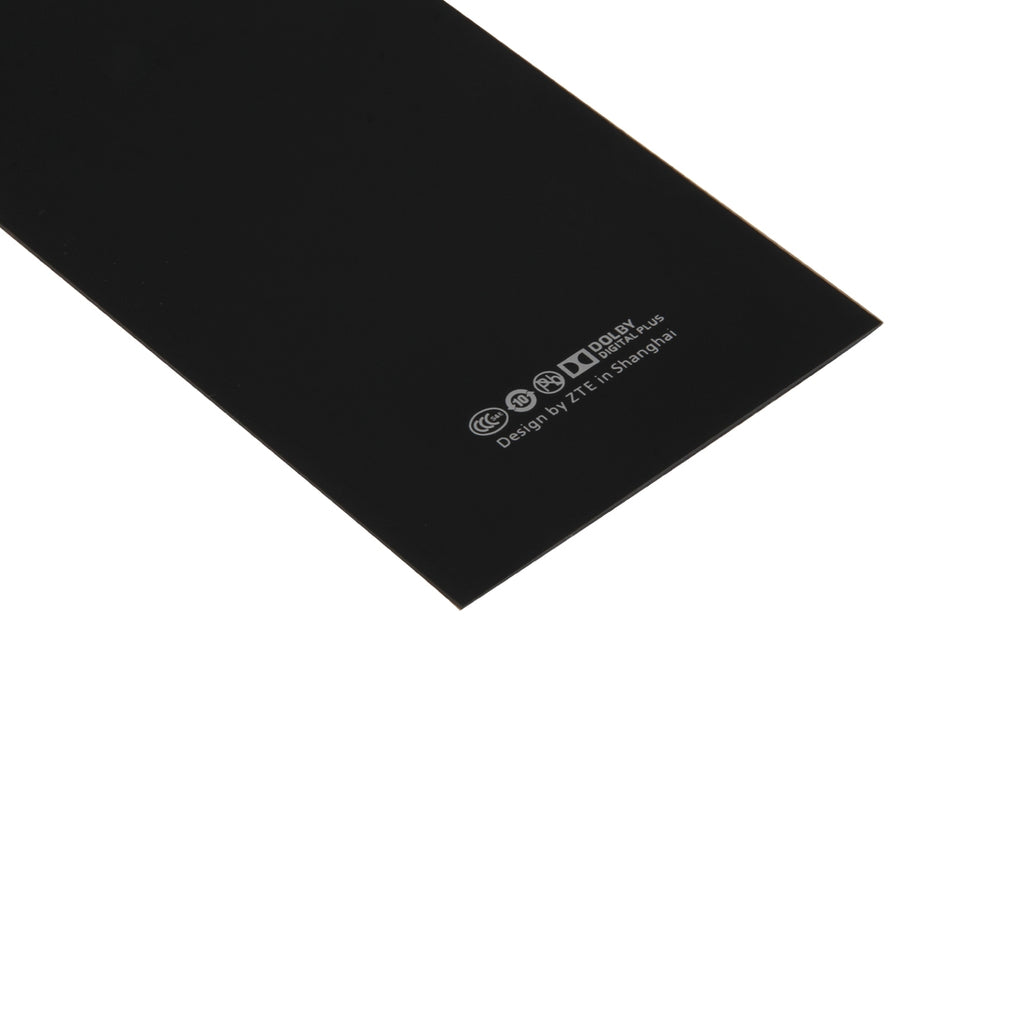 for ZTE Star 1 Glass Battery Back Cover with Adhesive(Black)