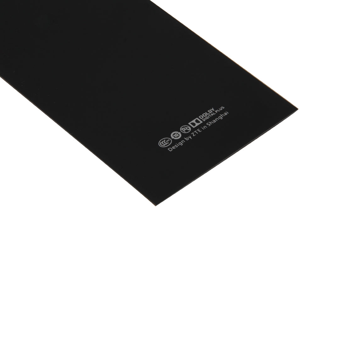 for ZTE Star 1 Glass Battery Back Cover with Adhesive(Black)