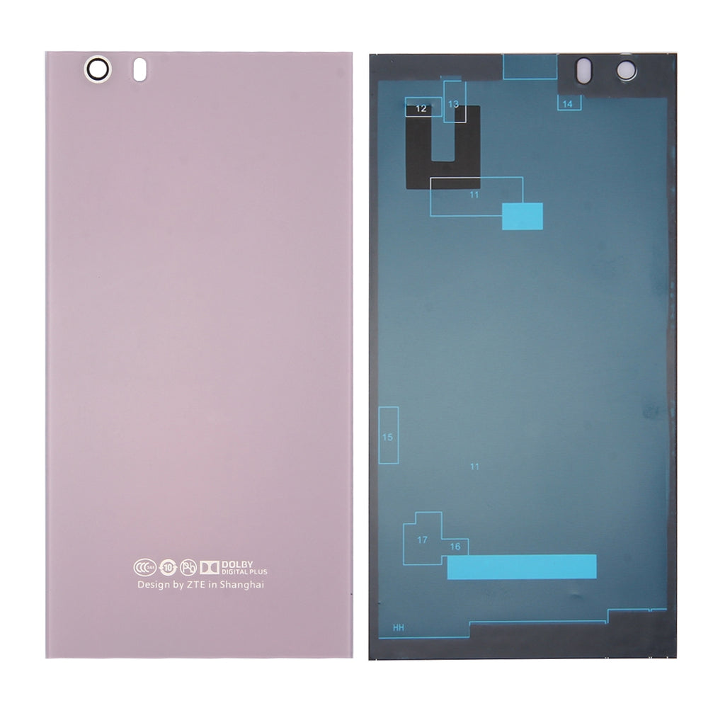 for ZTE Star 1 Glass Battery Back Cover with Adhesive(Pink)