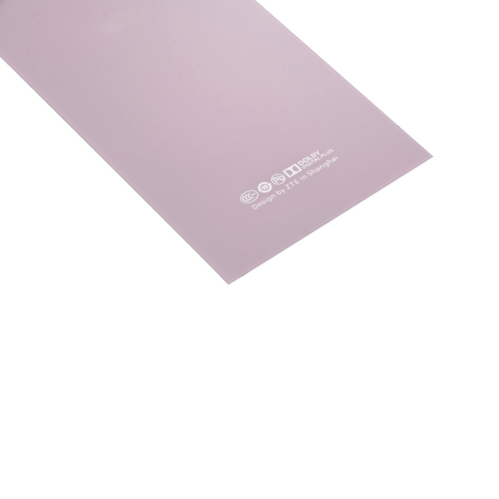 for ZTE Star 1 Glass Battery Back Cover with Adhesive(Pink)