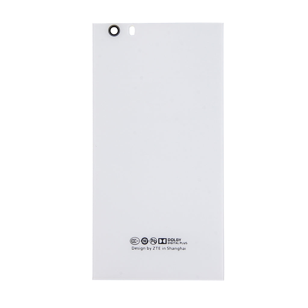 for ZTE Star 1 Glass Battery Back Cover with Adhesive(White)
