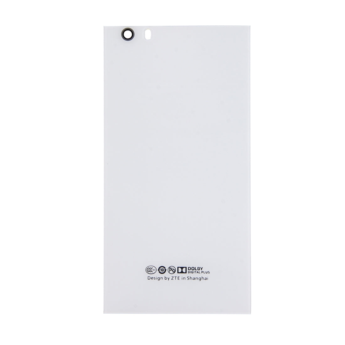 for ZTE Star 1 Glass Battery Back Cover with Adhesive(White)