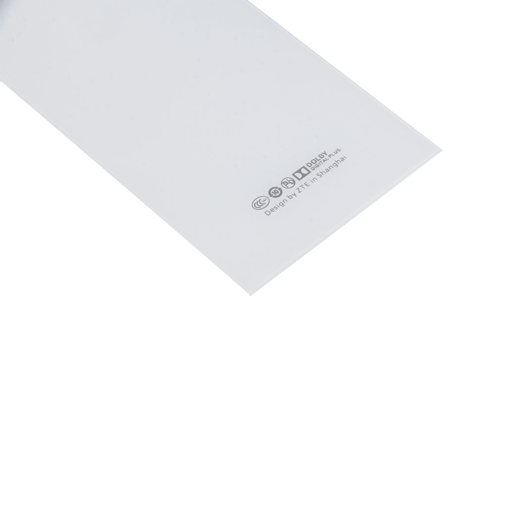 for ZTE Star 1 Glass Battery Back Cover with Adhesive(White)