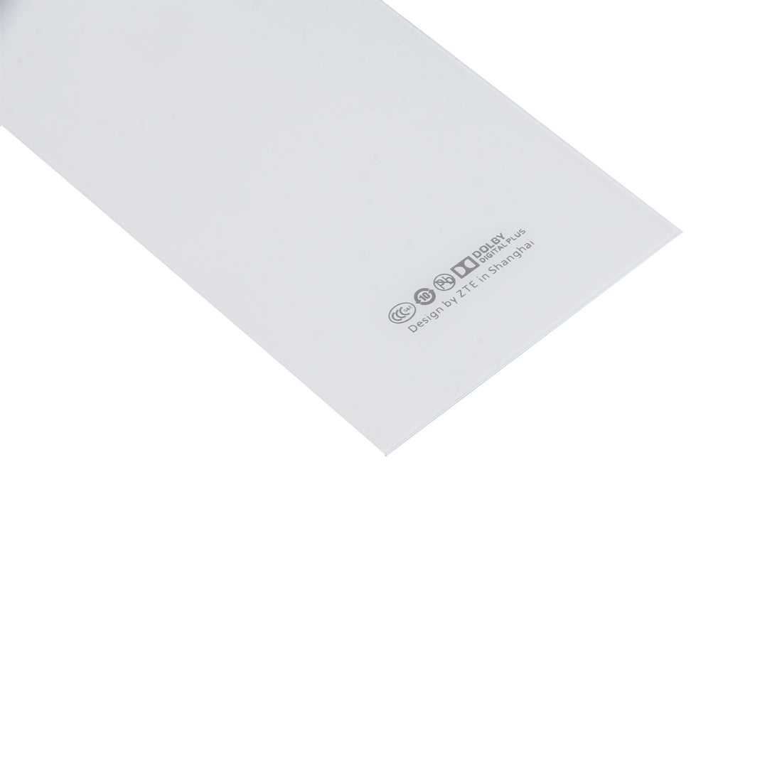 for ZTE Star 1 Glass Battery Back Cover with Adhesive(White)