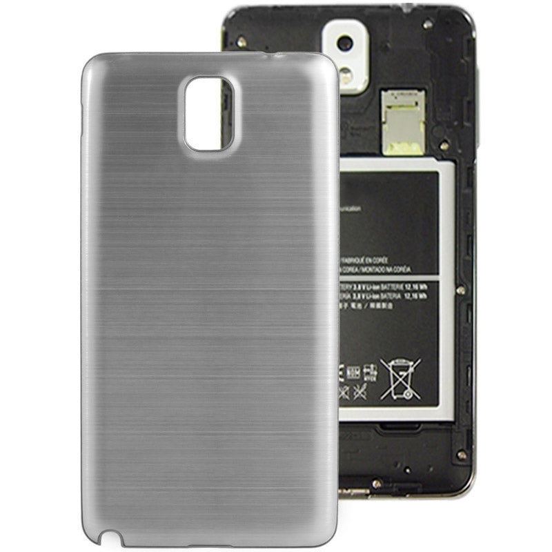 For Galaxy Note III / N9000 Full Metallic Brushed  Battery Cover with Black Frame