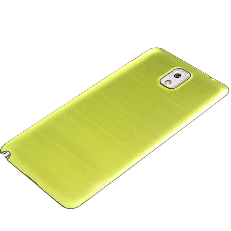 For Galaxy Note III / N9000 Full Metallic Brushed  Battery Cover with Black Frame (Light Green)