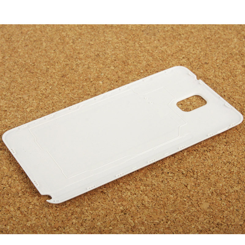 For Galaxy Note III / N9000 Full Metallic Brushed  Battery Cover with White Frame (Red)