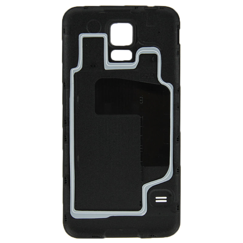 For Galaxy S5 / G900 Original Plastic Material Battery Housing Door Cover with Waterproof Function (Black)