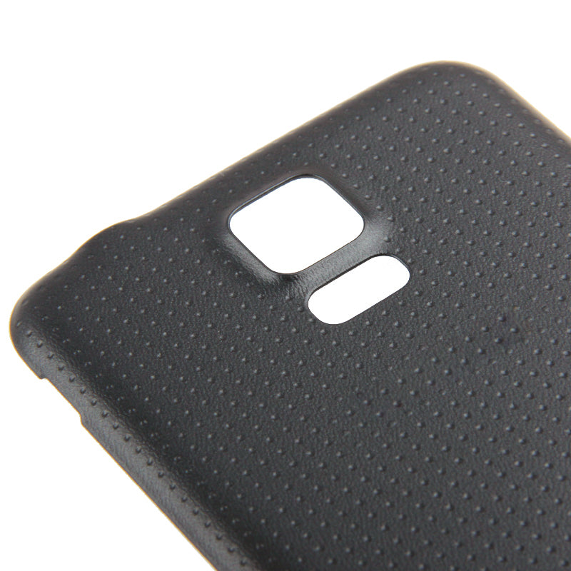 For Galaxy S5 / G900 Original Plastic Material Battery Housing Door Cover with Waterproof Function (Black)