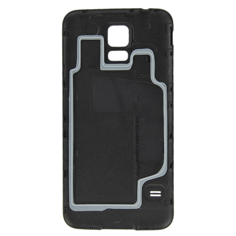 For Galaxy S5 / G900 Original Plastic Material Battery Housing Door Cover with Waterproof Function (Blue)